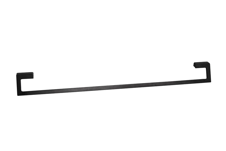 Matte black sale towel rail 900mm