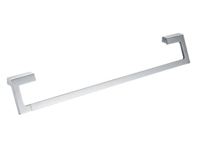 Time Square Single Towel Rail 600mm Chrome