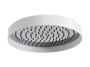 Cosmopolitan Shower Rose with Shroud Matte White