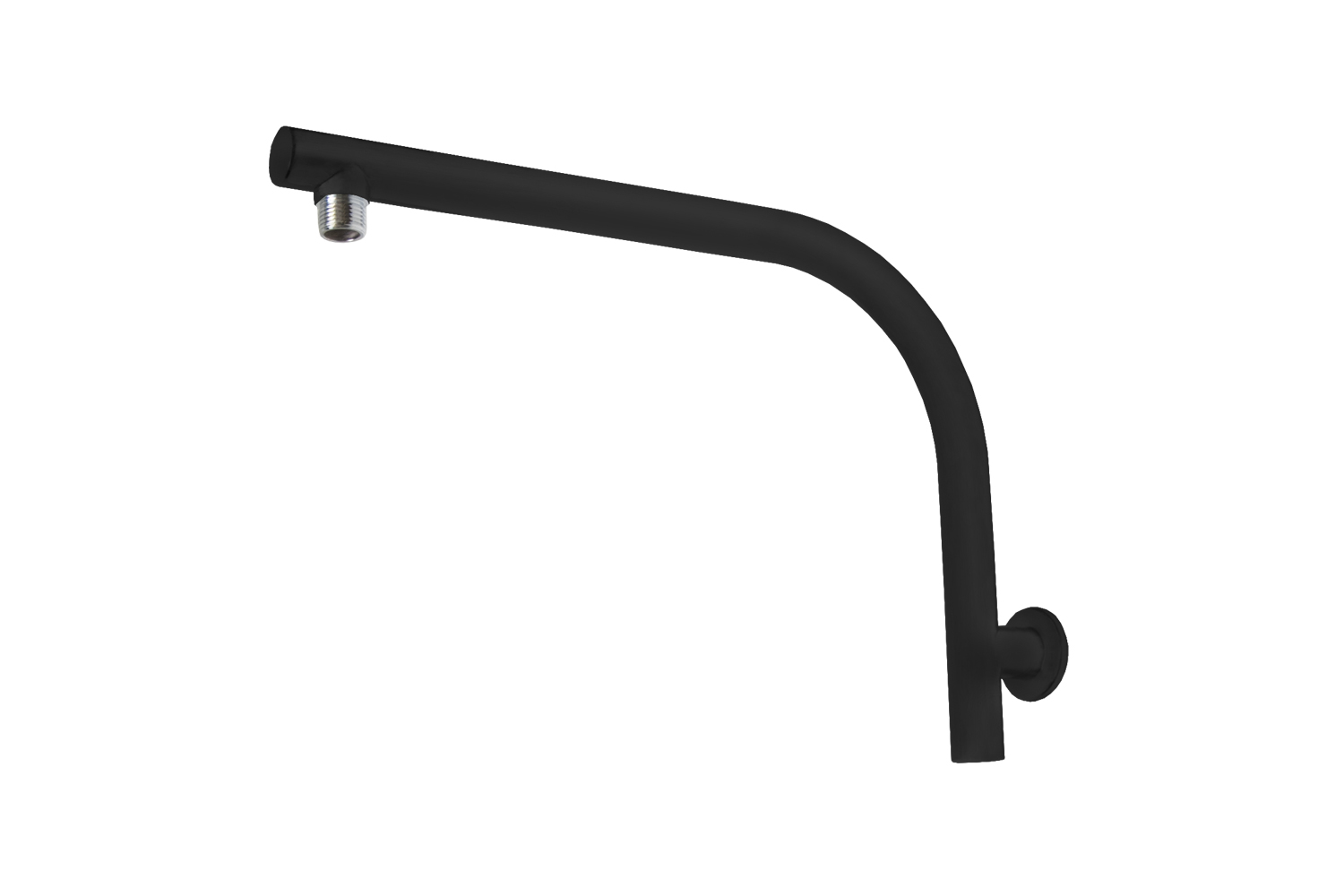 Twilight High Rise Shower Arm Matte Black