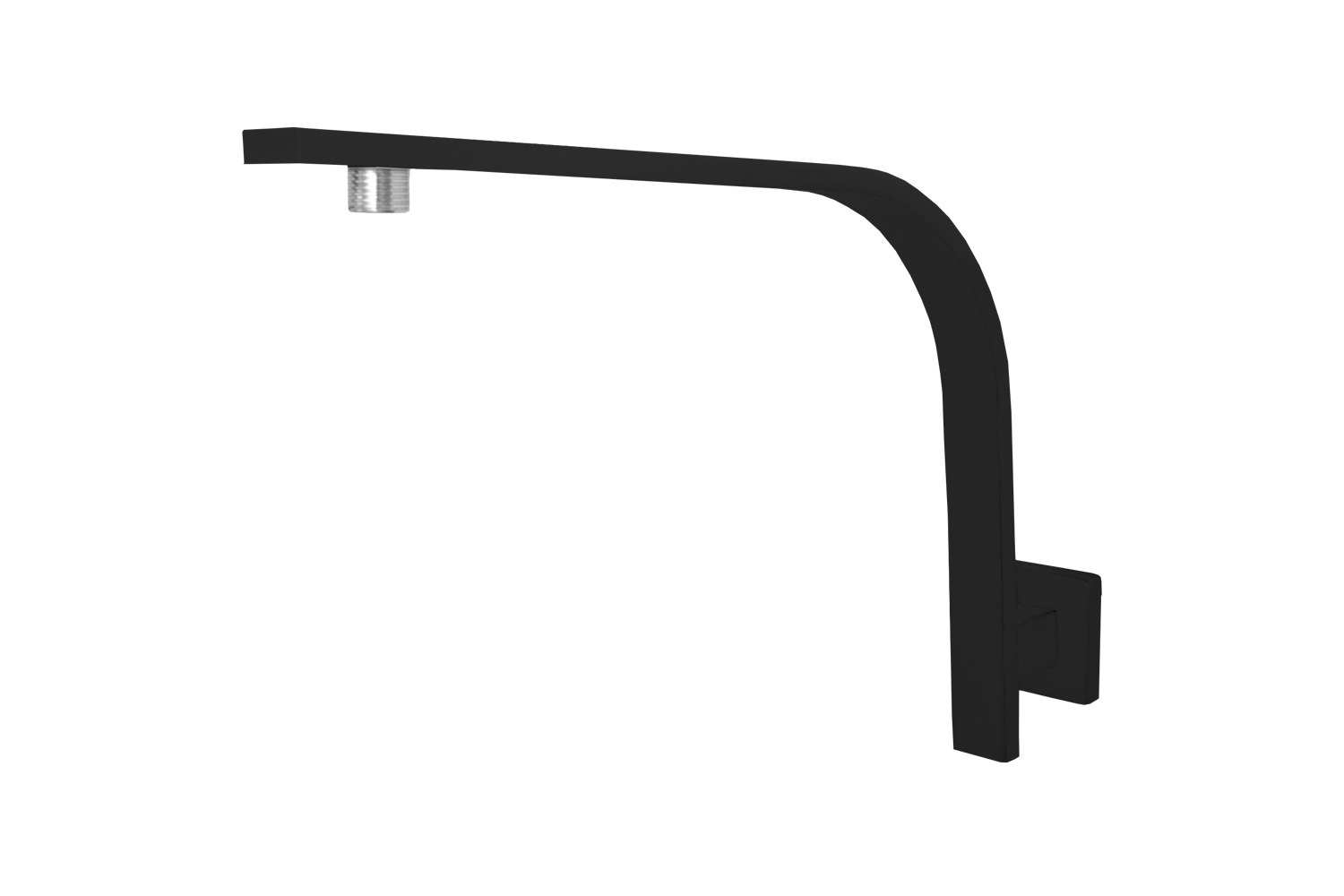 Dusk High Rise Shower Arm Matte Black