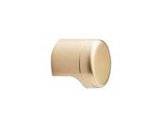 Point Knob Brushed Brass (each)