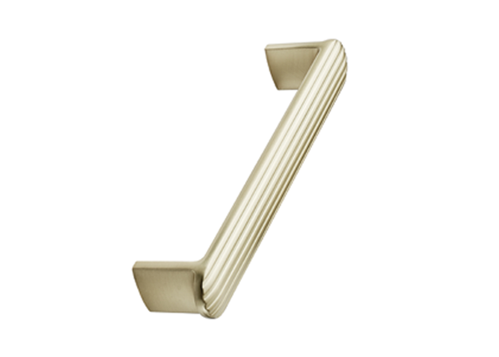 Fluted Light Brushed Brass (each)