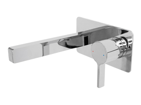 Martini Wall Basin Set Chrome