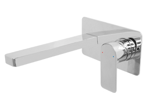 Cosmopolitan Wall Basin Set Chrome