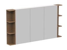 3 Door, 2 sets of shelves, Standard Hinging