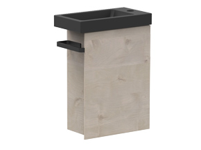 Seek Matte Black Top Wall Hung