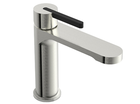 Bronx Basin Mixer Brushed Nickel & Matte Black