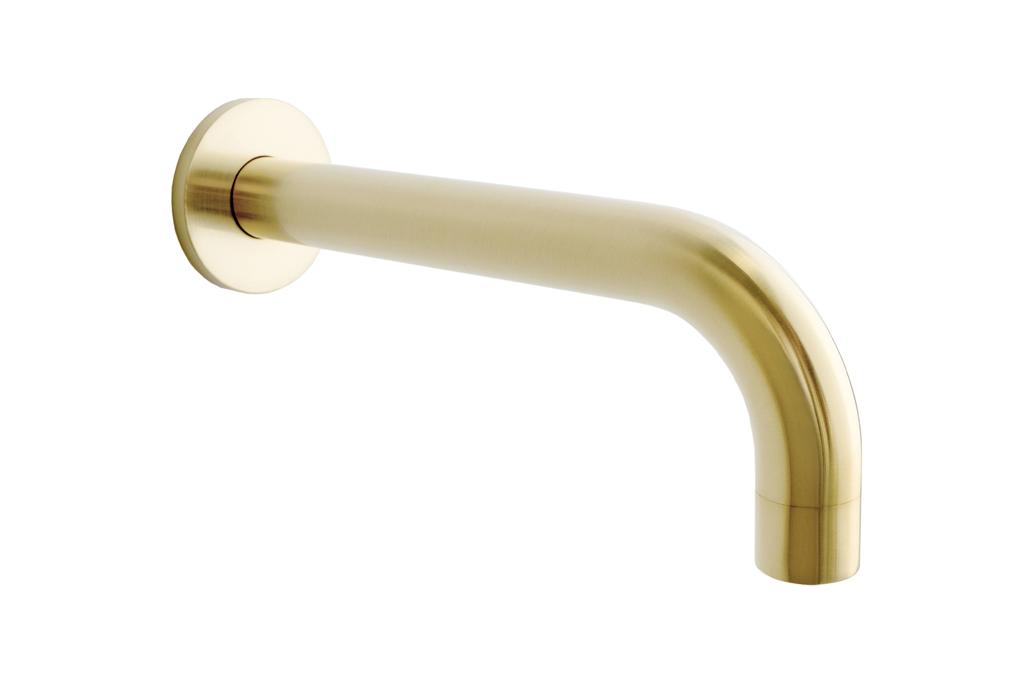 Bloom Wall Spout Light Brushed Brass