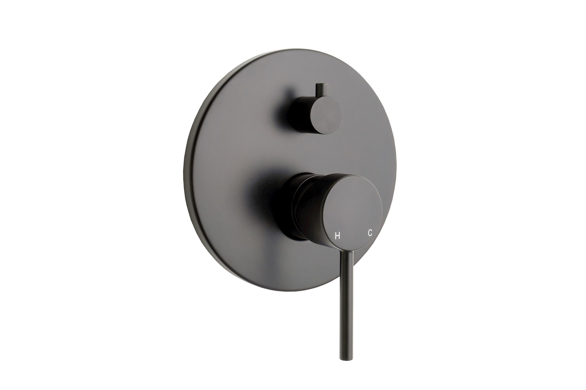 Bloom Shower Diverter Matte Black