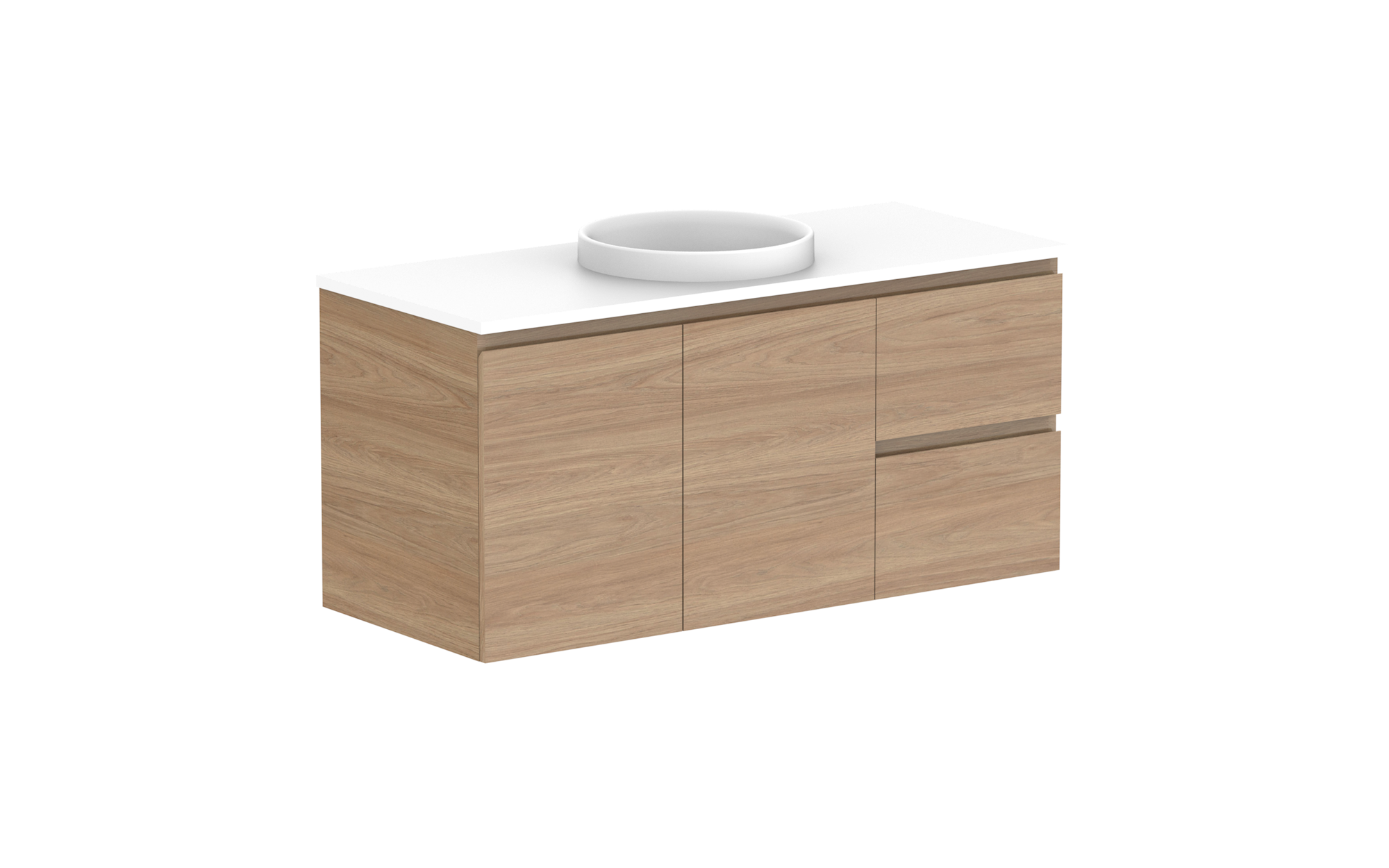 Glacier Door & Drawer, 1200 Twin, Wall Hung