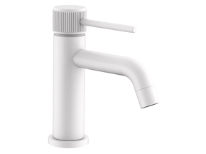 Soul Groove Basin Mixer Matte White