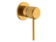 Soul Groove Wall Mixer Brushed Brass
