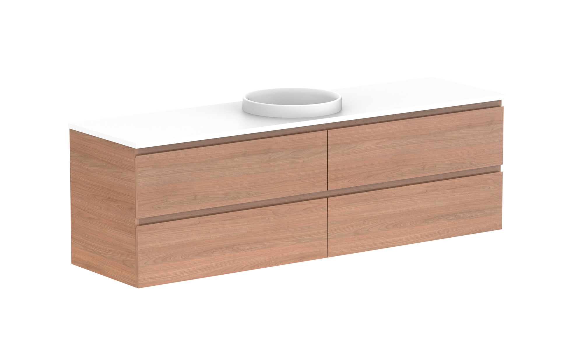 Glacier All-Drawer, 1800 Twin, Wall Hung