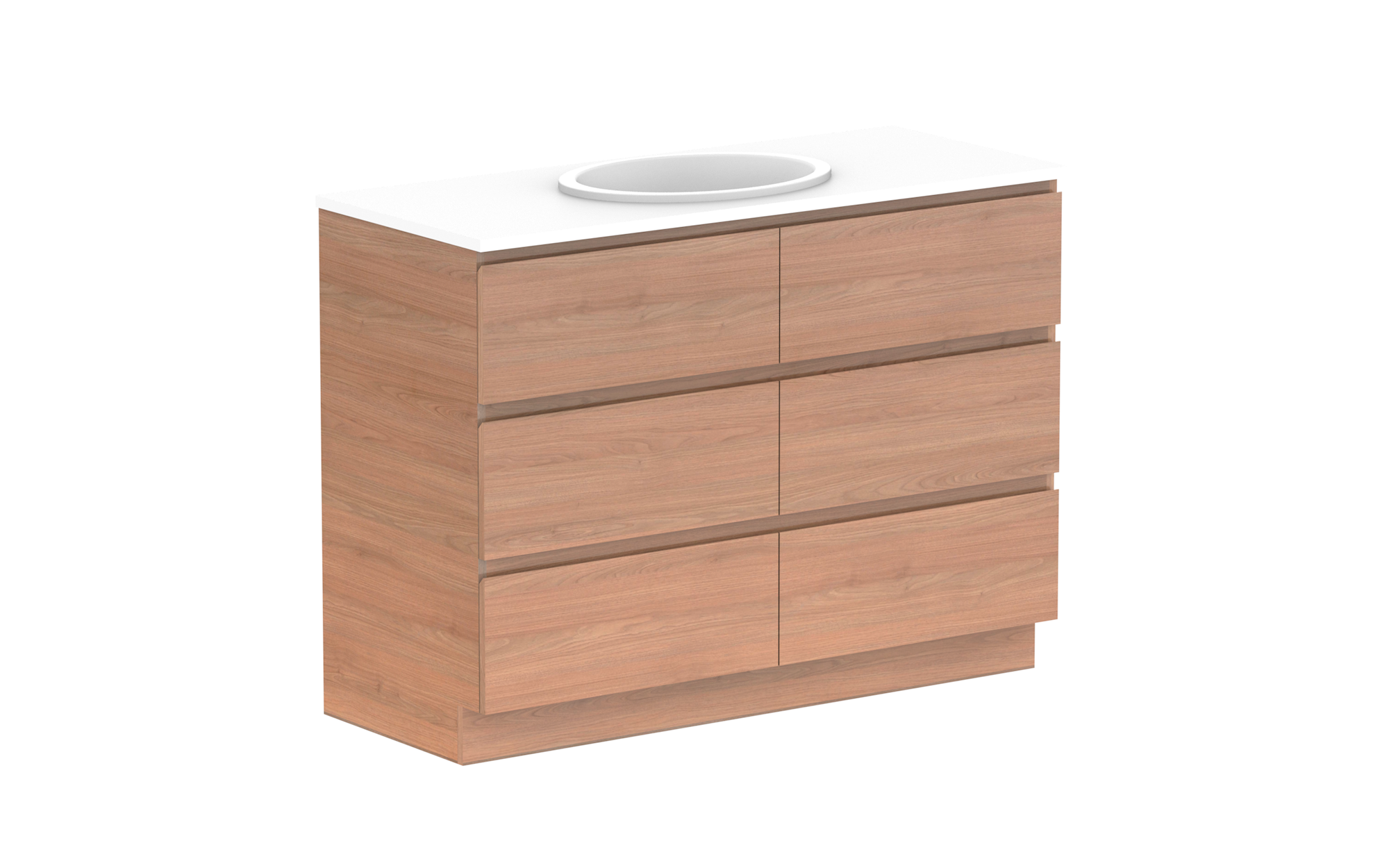 Glacier All-Drawer, 1200 Trio, Floor Mount