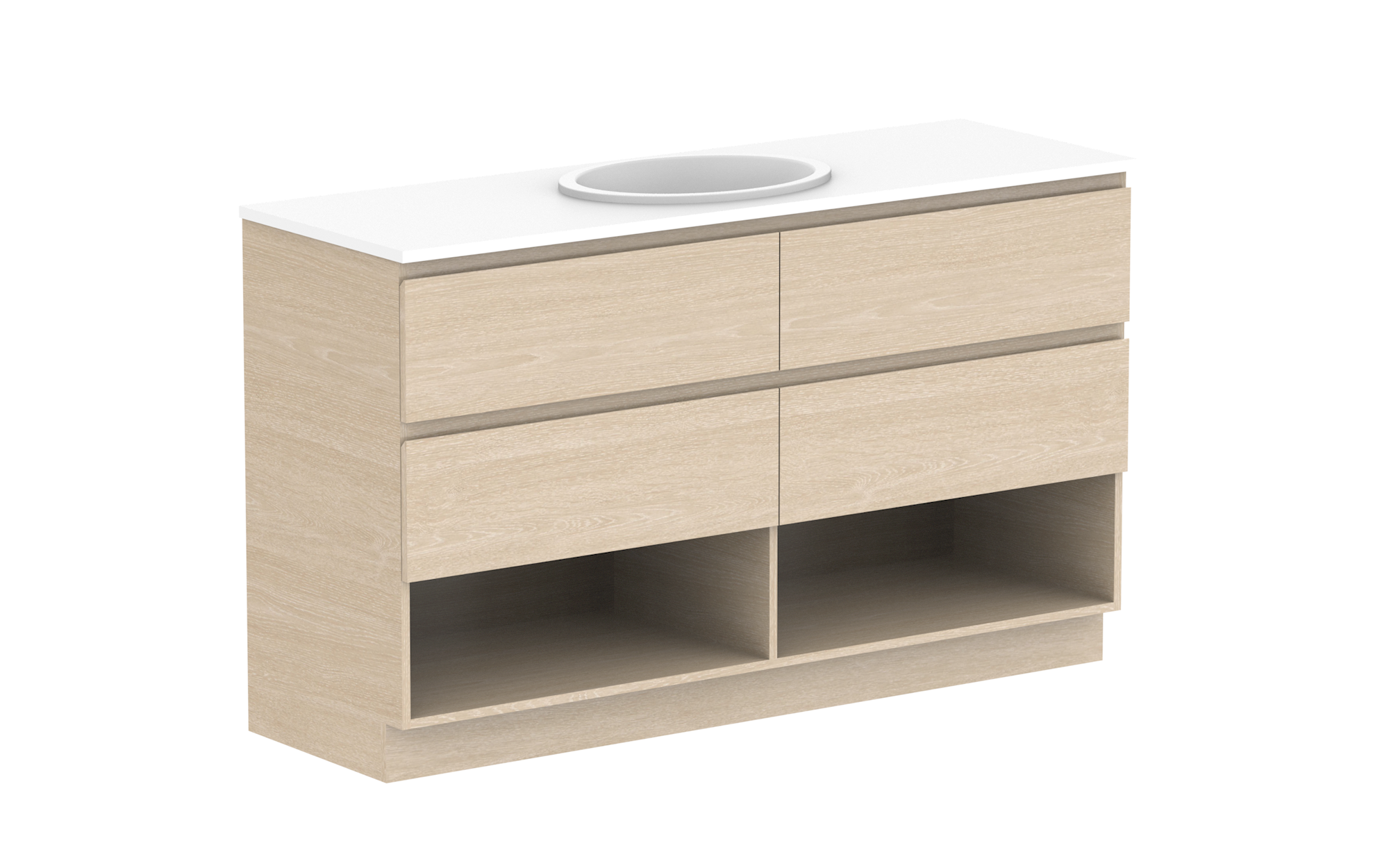 Glacier Shelf, 1500 Twin, Floor Mount