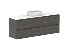 Glacier Ensuite All-Drawer, 1500 Twin, Wall Hung