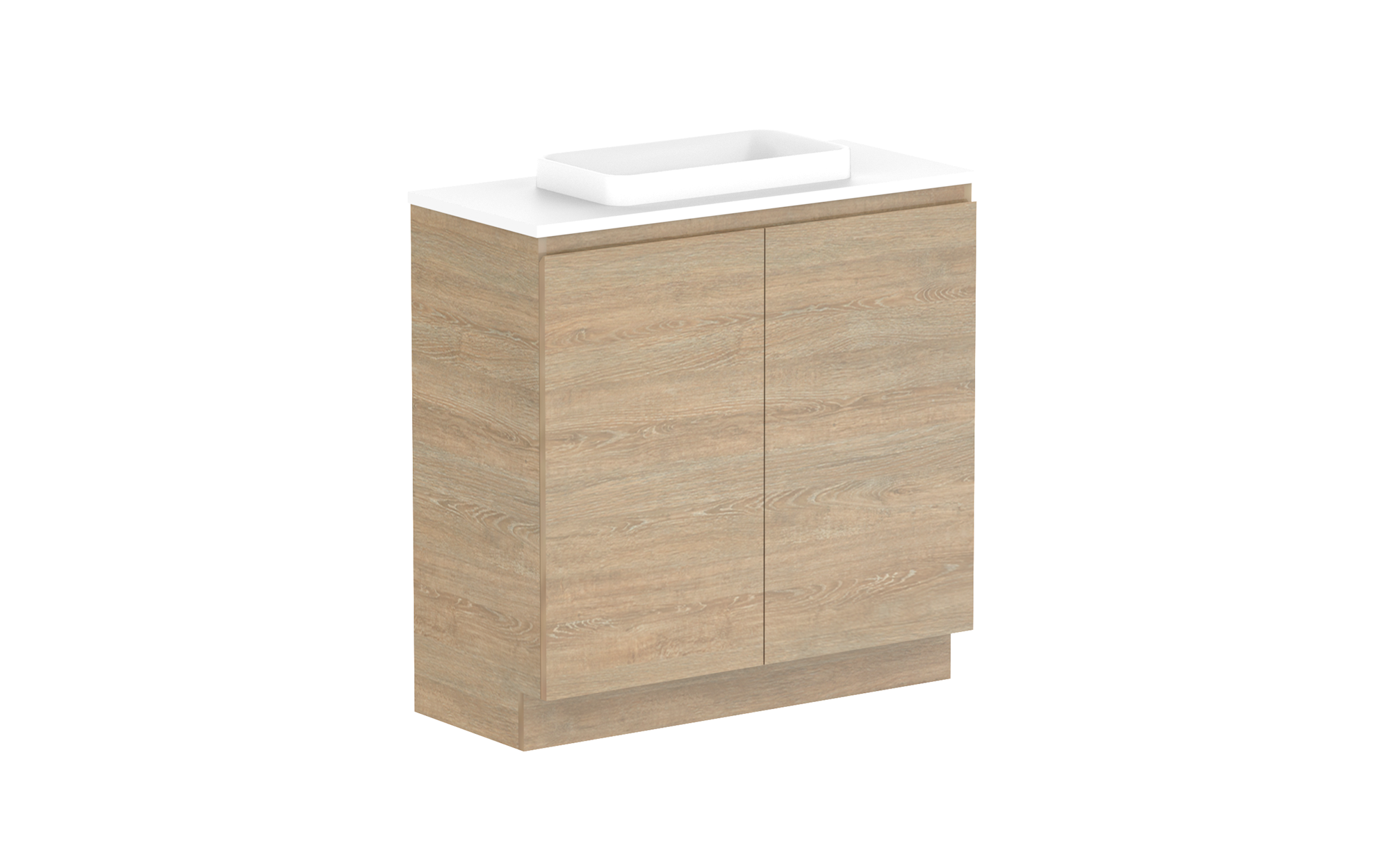 Glacier Ensuite All-Door, 900 Trio, Floor Mount