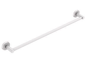 Soul Single Towel Rail 600mm Matte White