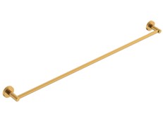 Soul Single Towel Rail 900mm Brushed Brass
