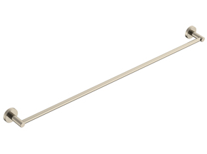 Soul Single Towel Rail 900mm Brushed Nickel