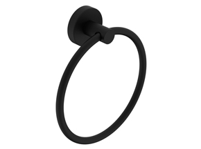 Soul Hand Towel Ring Matte Black