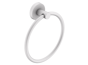 Soul Hand Towel Ring Matte White