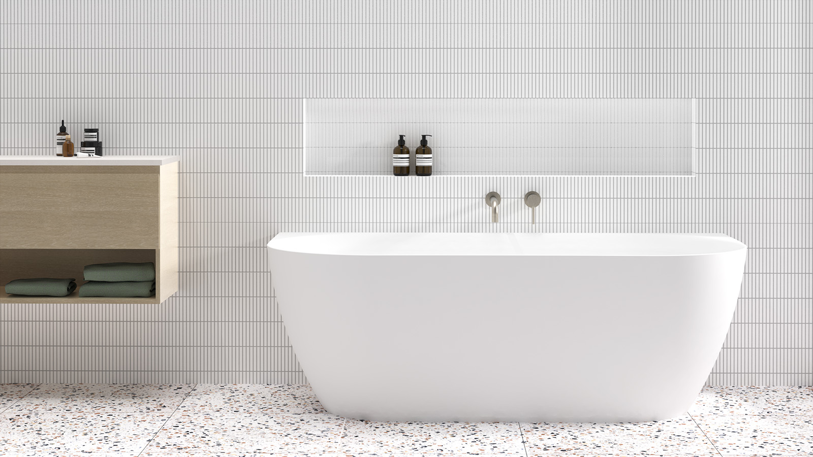 Glacier BackToWall Bath Architectural Designer Products ADP