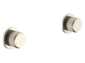 Soul Groove Wall Top Assembly (pr) Brushed Nickel