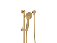 Soul Classic Hand Shower On Rail Brushed Brass