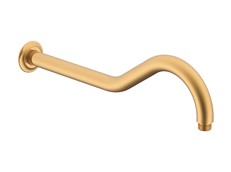 Eternal Shower Arm 450mm Brushed Brass