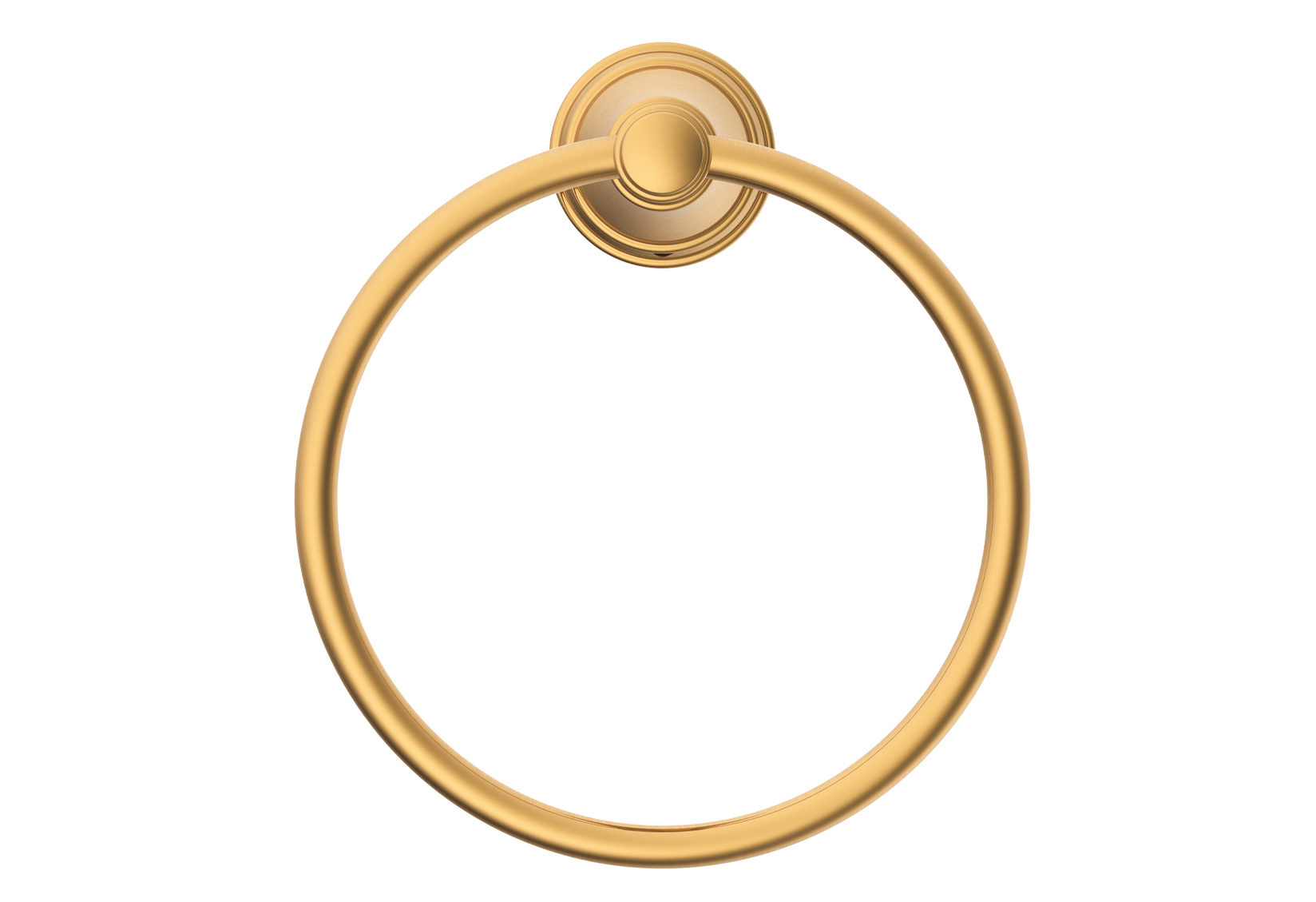 Eternal Hand Towel Ring Brushed Brass Architectural Designer Products