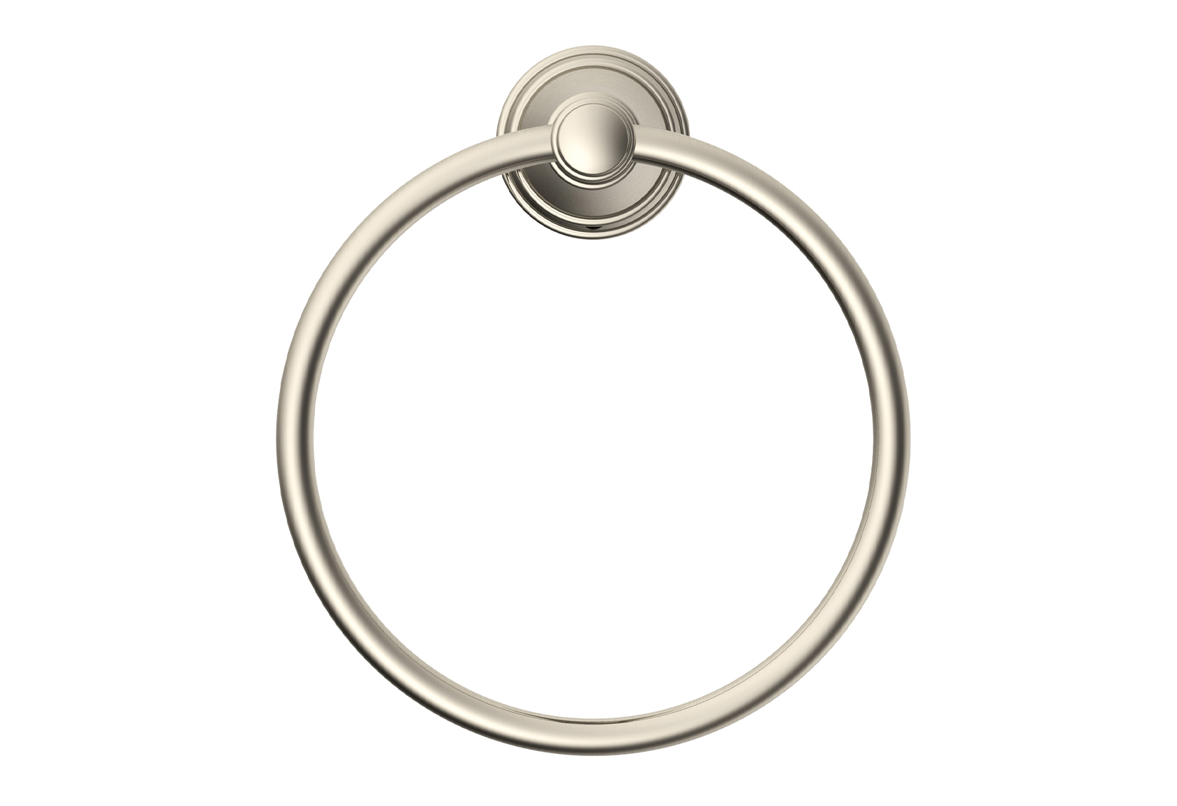 Eternal Hand Towel Ring Brushed Nickel Architectural Designer