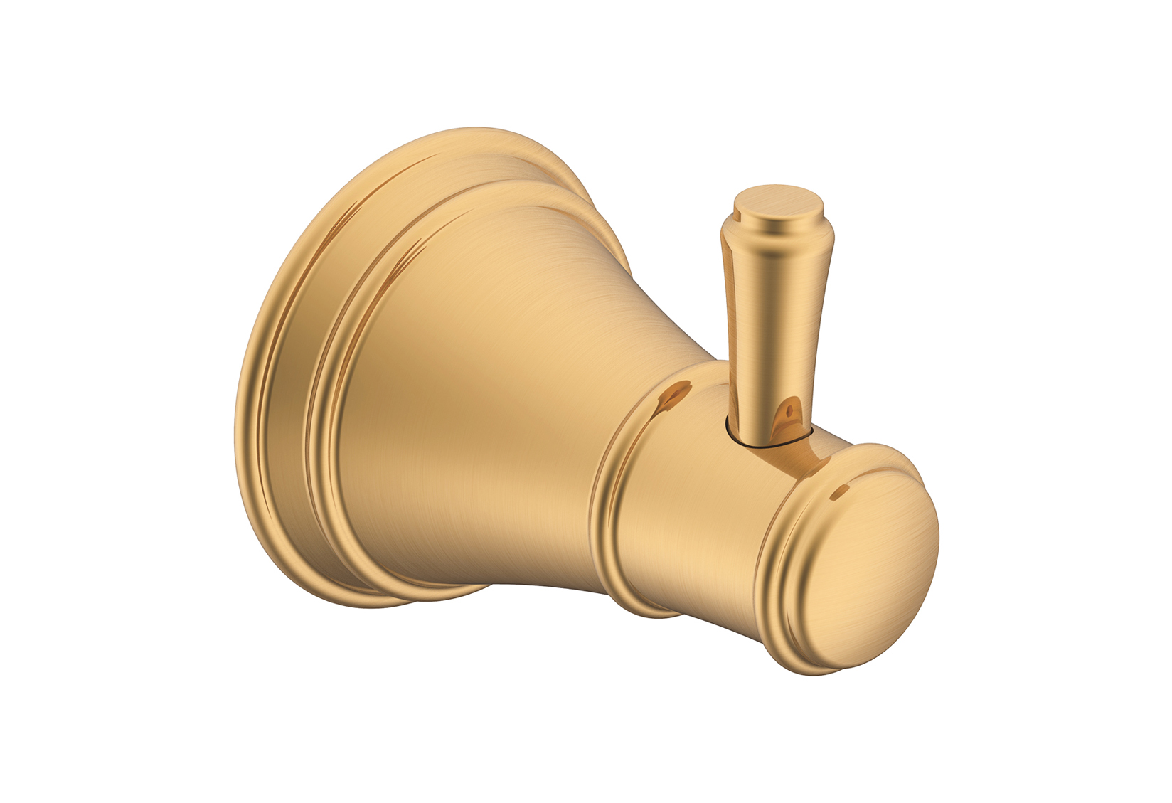 Eternal Robe Hook Brushed Brass