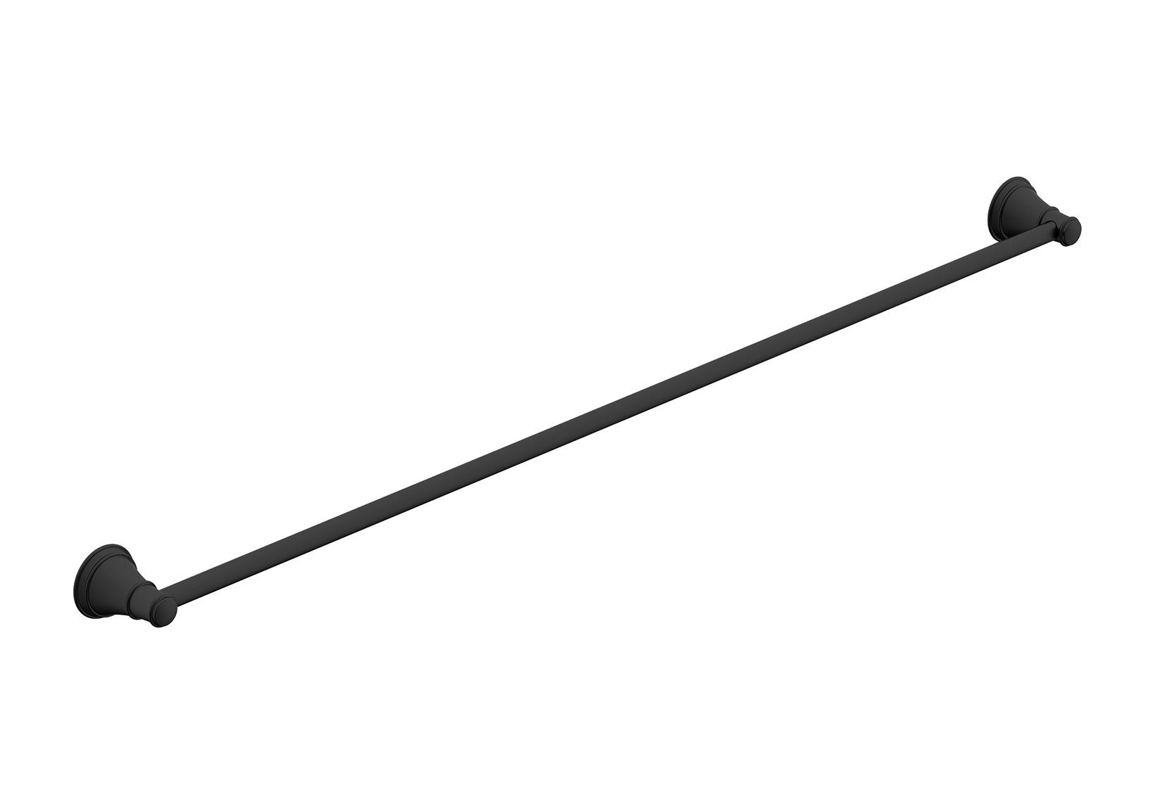 Eternal Single Towel Rail 900mm Matte Black