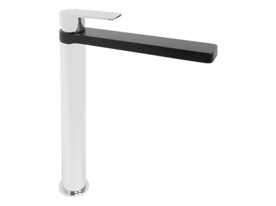 Cosmopolitan Extended Basin Mixer Matte Black & Chrome