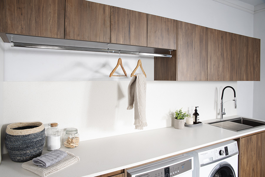 Laundry Hanging Rail in Chrome Architectural Designer Products ADP