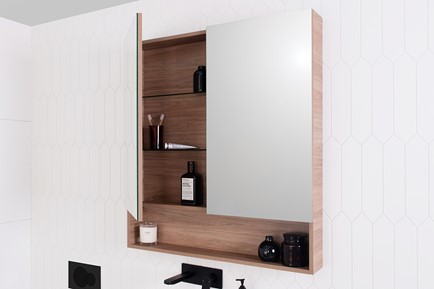 Custom Mirrored Cabinets, Bathroom Mirror Height Australia