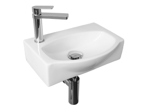Humphrey Semi-Recessed Wall Basin
