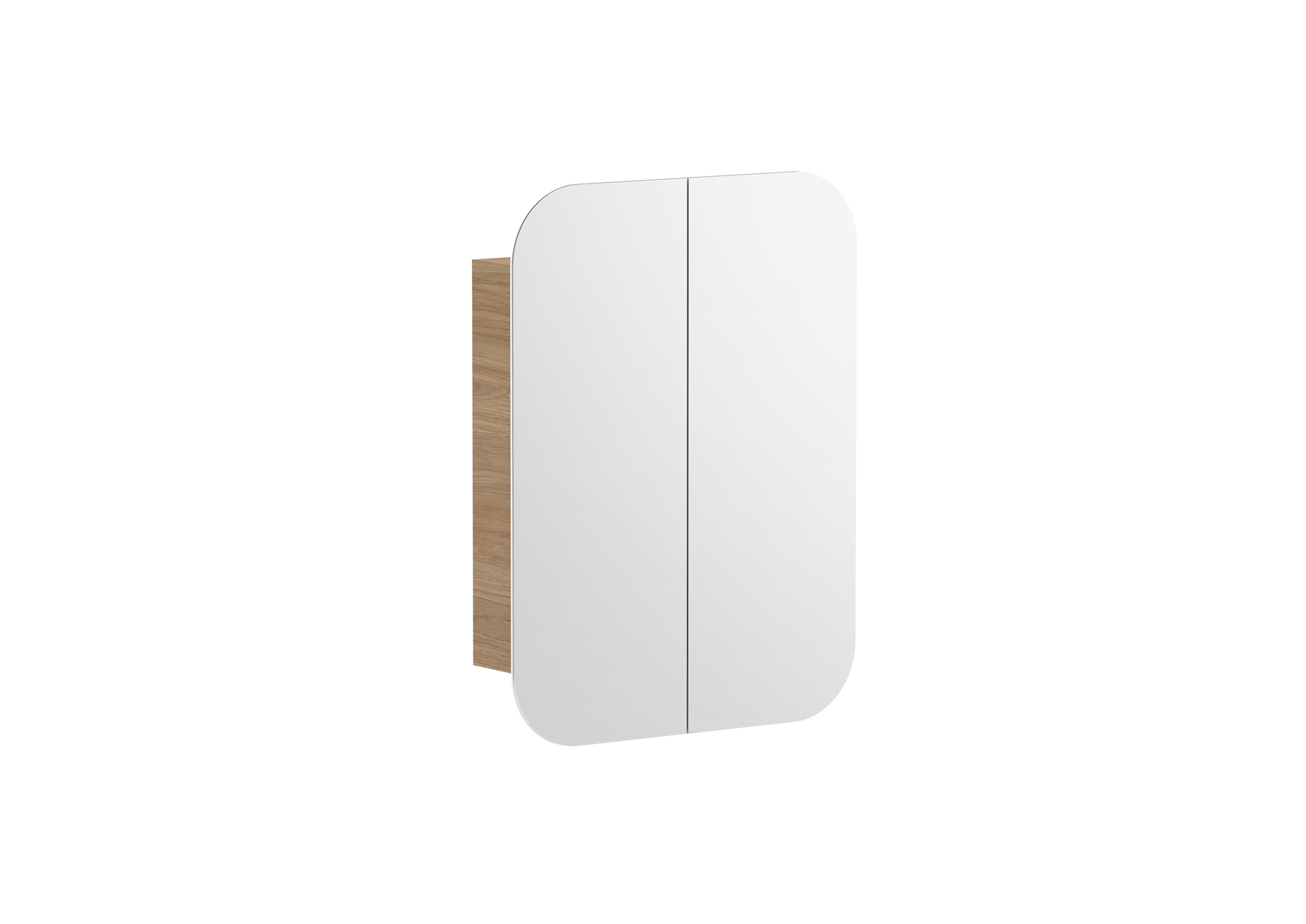 Stadium Mirrored Cabinet 600