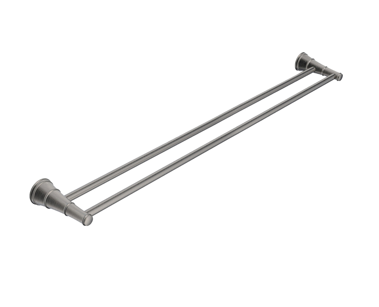 Eternal Double Towel Rail 900mm Brushed Nickel