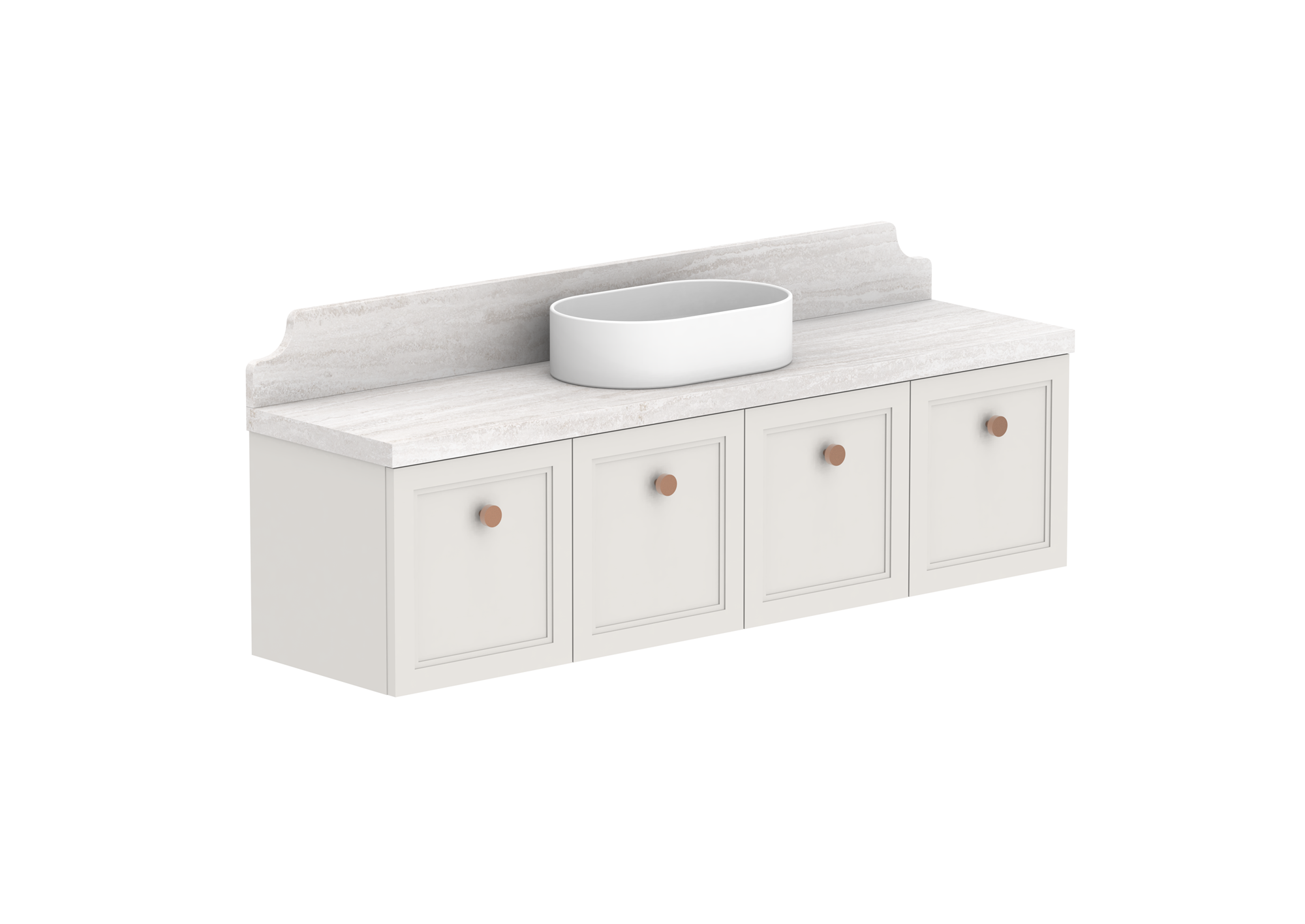 Mabel Ensuite 1500 Wall Hung