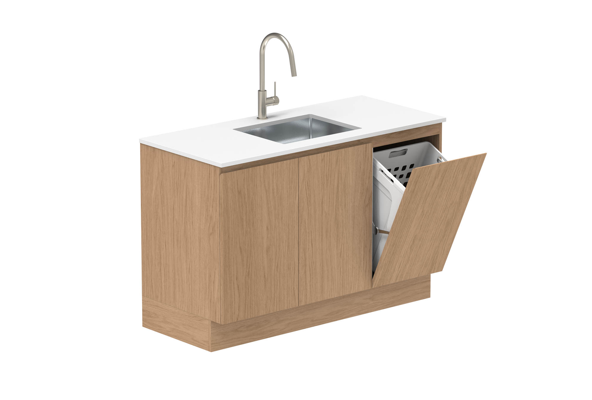 1350mm Door & Hamper Cabinet