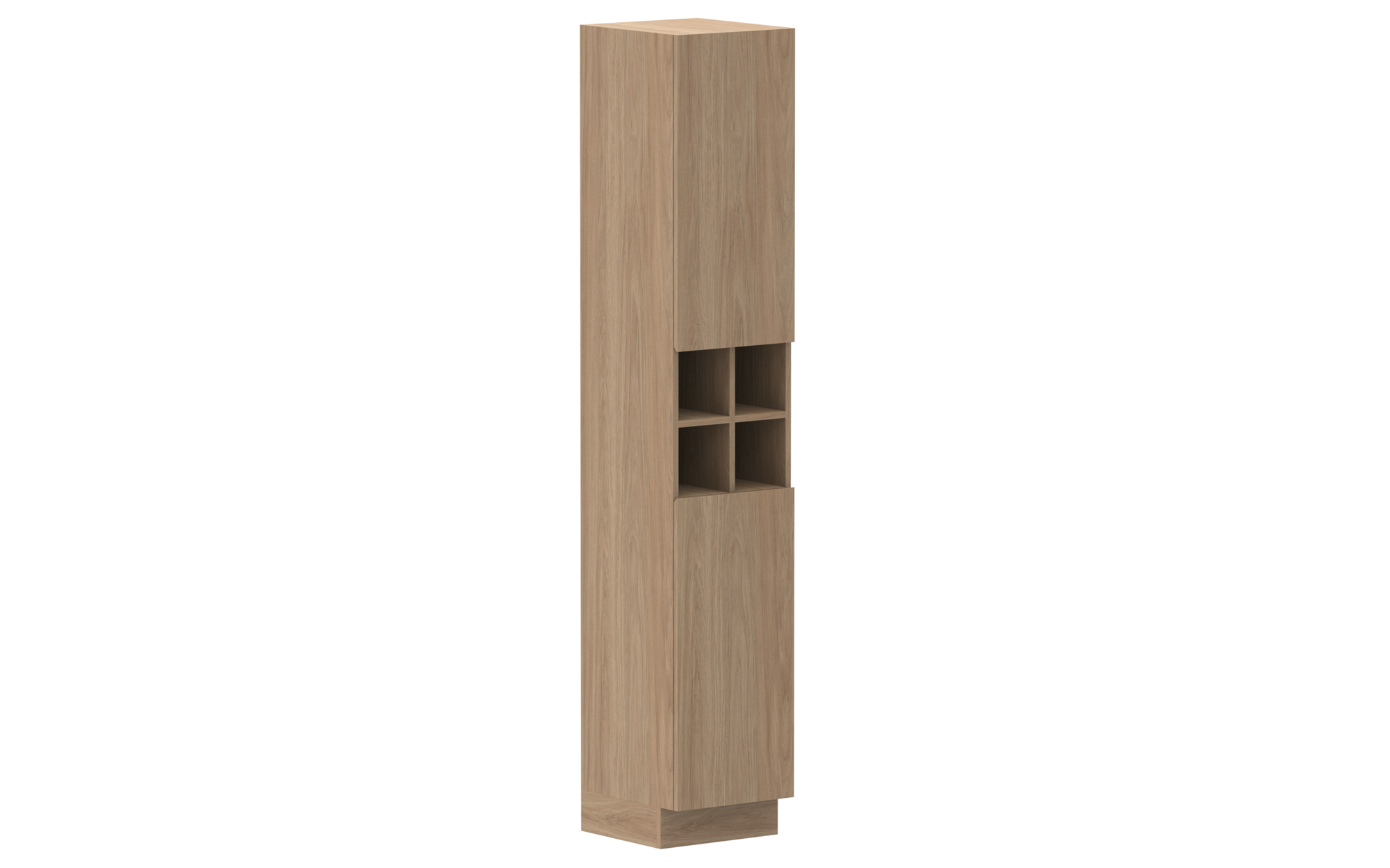 Glacier Shelf Tallboy, Floor Mount