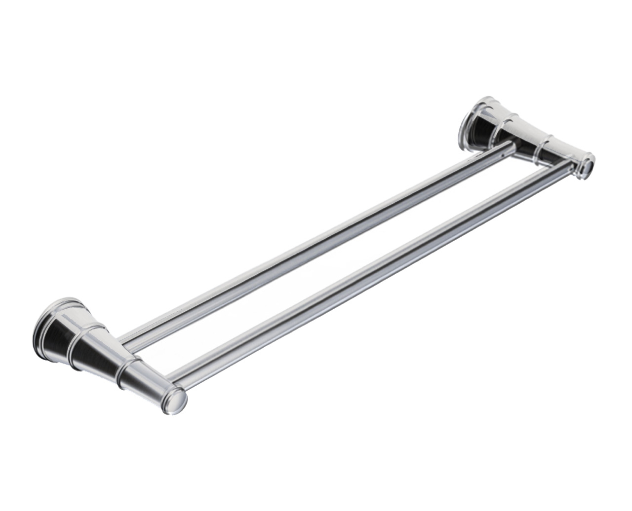Eternal Double Towel Rail 600mm Chrome