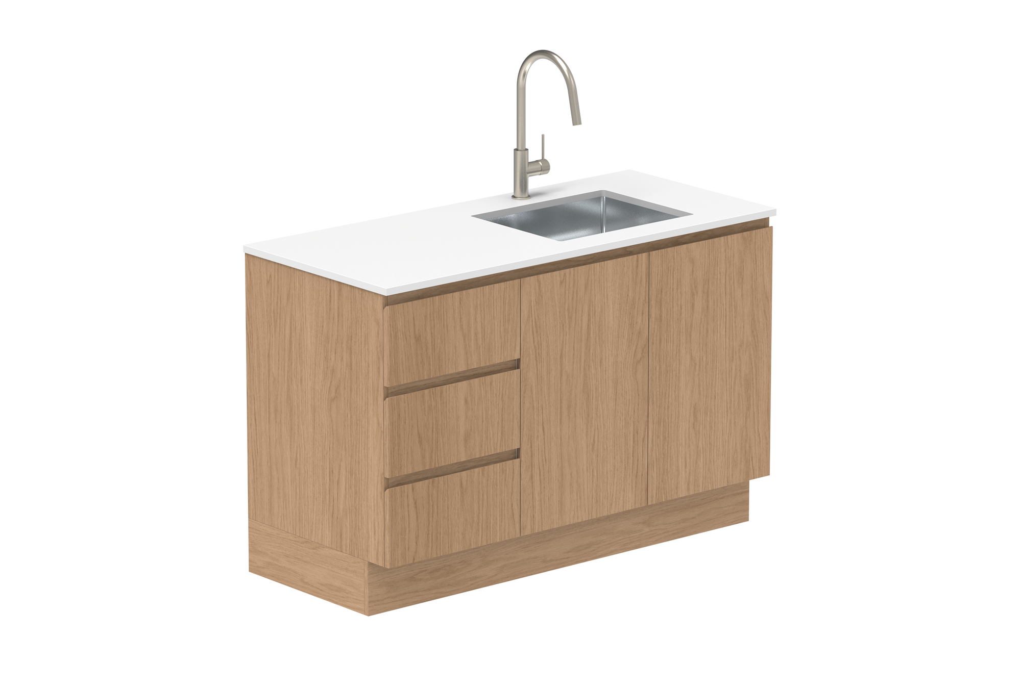 1350mm Door & Drawer Cabinet