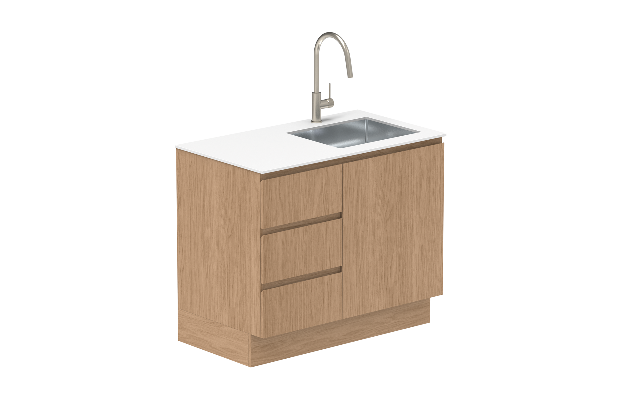 1050mm Door & Drawer Cabinet